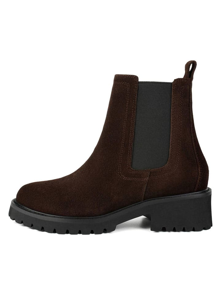 Leren chelseaboots "From The Best" bruin