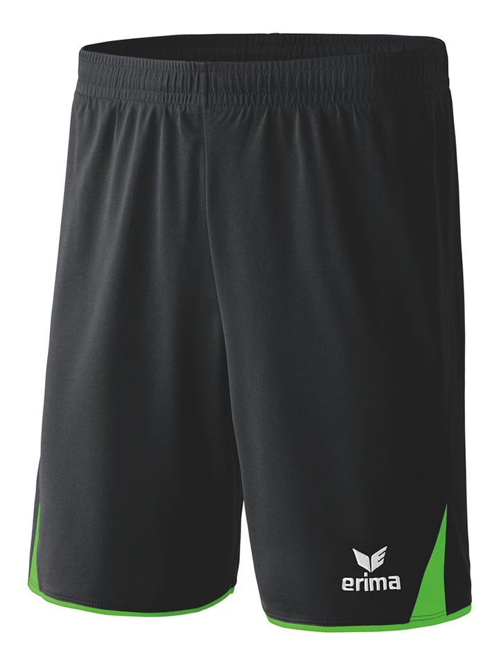 Funktionsshorts in Schwarz/ Grün