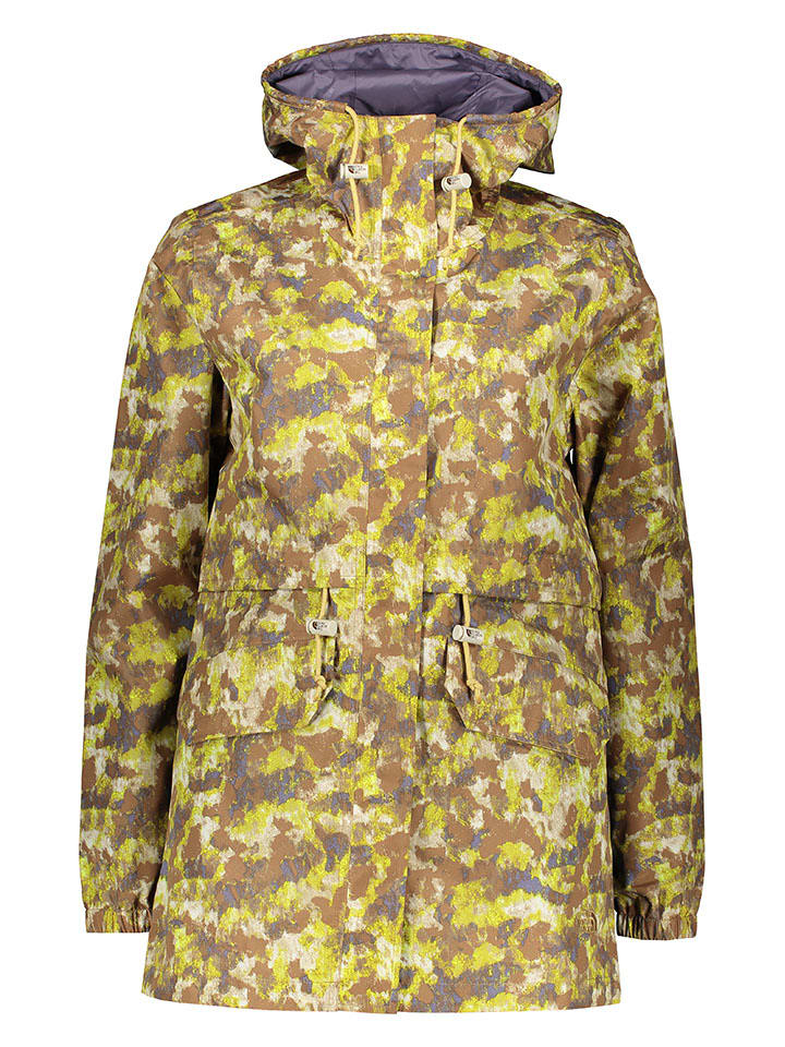 Parka przeciwdeszczowa "M66 Utility" w kolorze żółto-jasnobrązowym