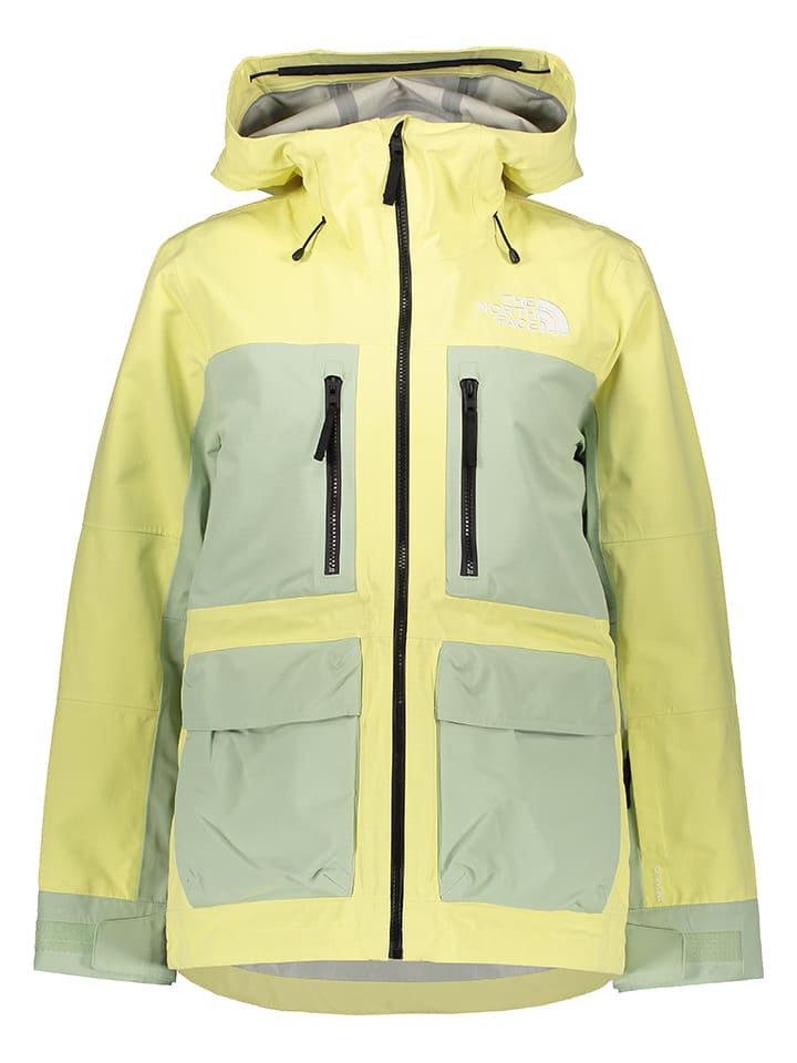 Ski-/ Snowboardjacke "Dragline" in Gelb/ Grün