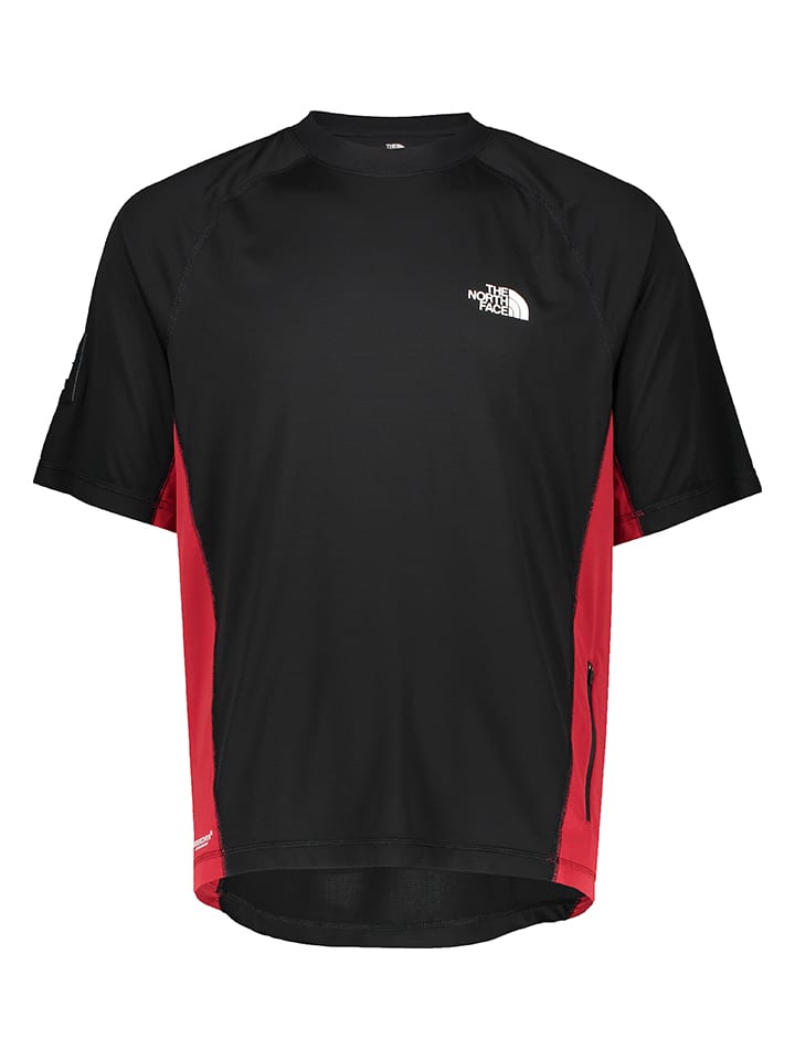 Trainingsshirt "Soukuu" in Schwarz/ Rot