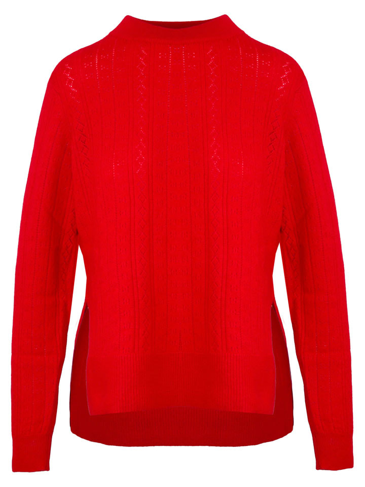 Sweter w kolorze czerwonym
