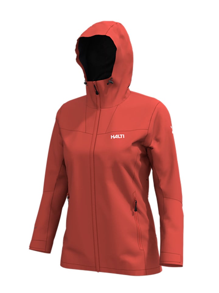 Functionele jas "Forter" rood