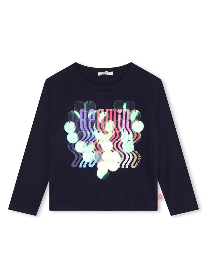 Longsleeve in Dunkelblau