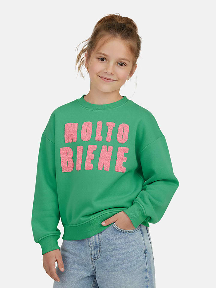 Bluza "Lyncy" w kolorze zielonym