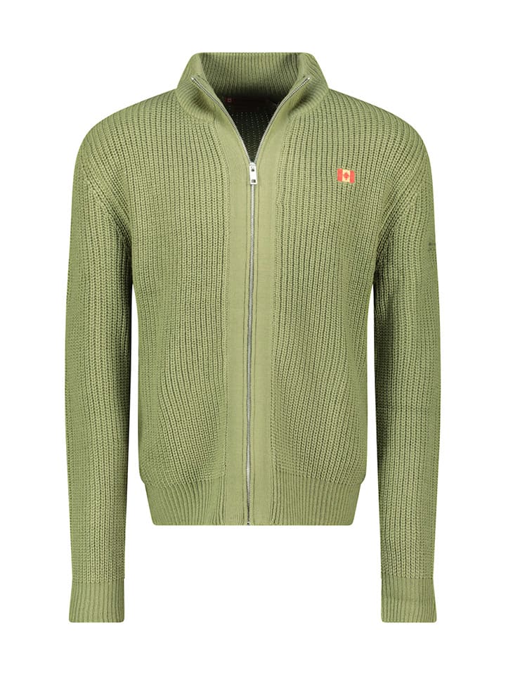 Cardigan in Grün