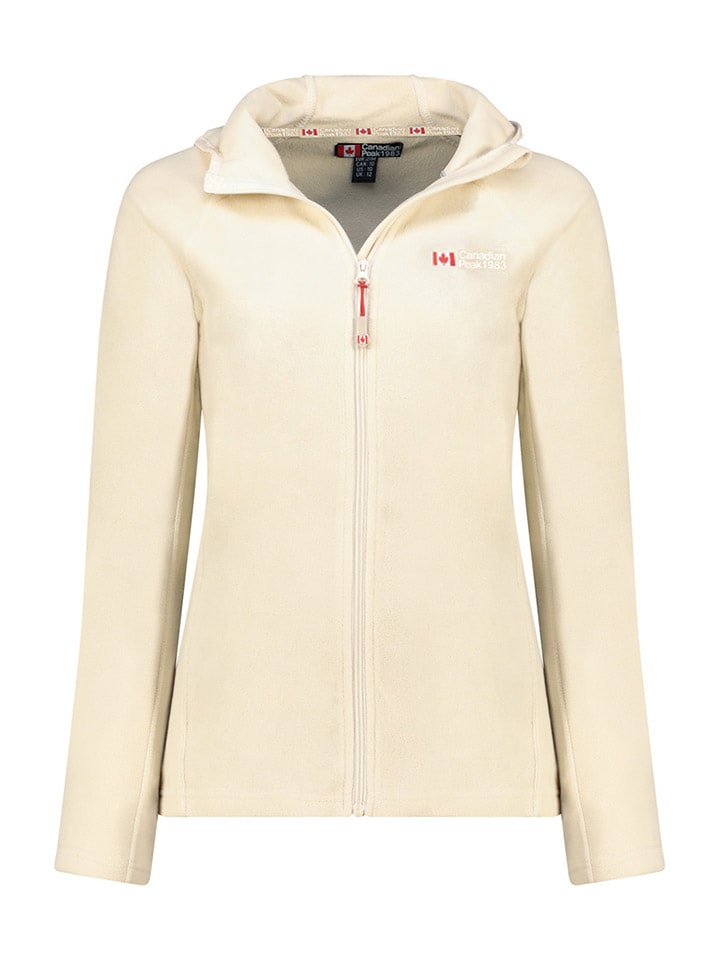Fleecejacke "Tugoodeak" in Creme