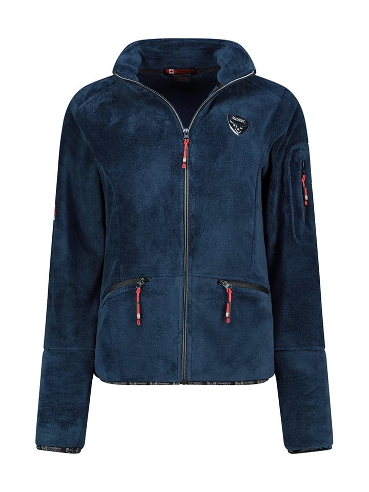 Fleece vest "Tisalineak" donkerblauw