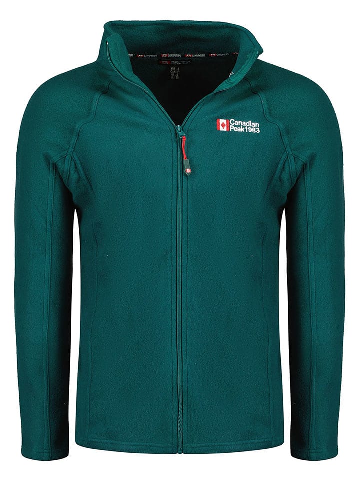 Fleece vest groen