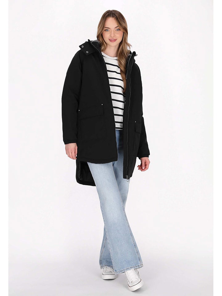 Parka in Schwarz