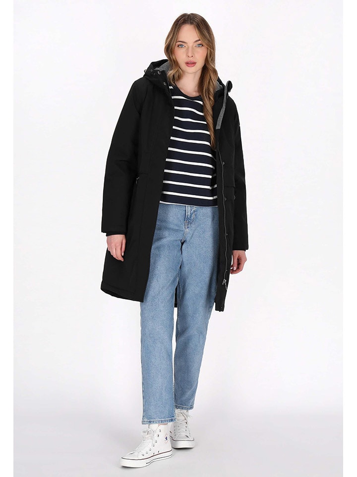 Parka in Schwarz