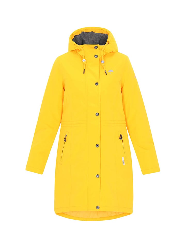Parka w kolorze żółtym