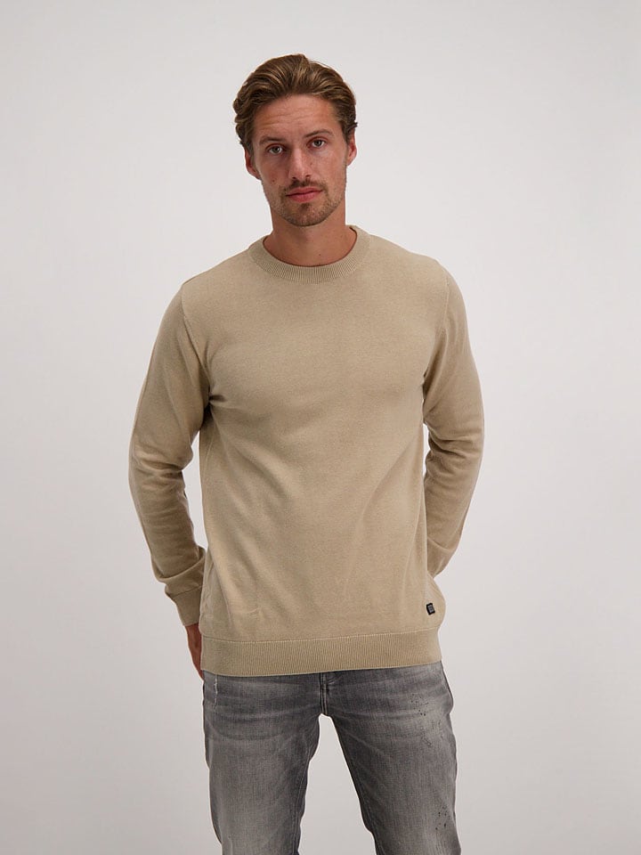 Sweatshirt "Reyo" zandkleurig