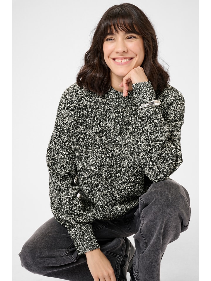 Sweter w kolorze czarno-białym