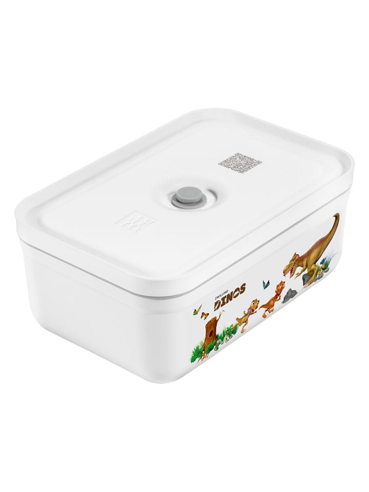Lunchbox "Dinos" wit - 1,6 l
