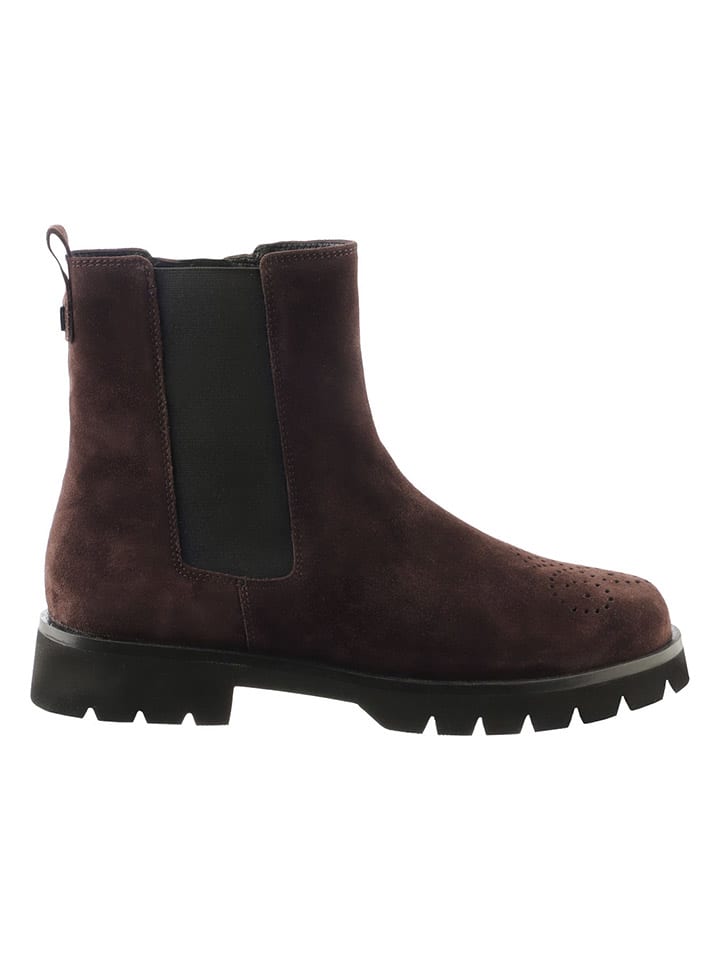 Leder-Chelsea-Boots "Robin" in Braun