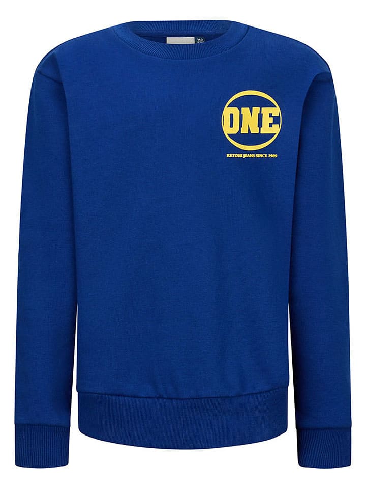 Sweatshirt "Joshua" blauw
