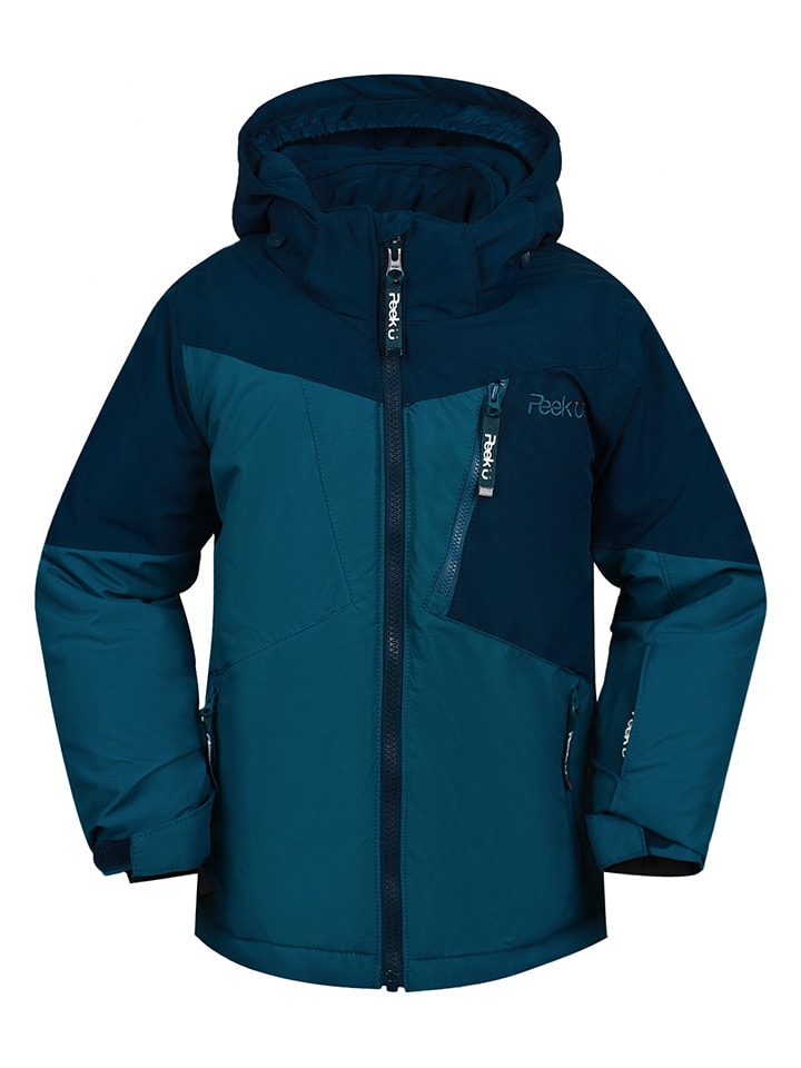 Ski-/ Snowboardjacke "Decker" in Türkis/ Dunkelblau