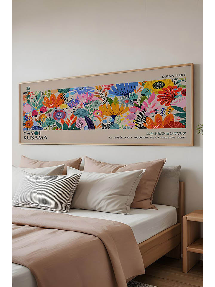 Gerahmter Kunstdruck - (B)120 x (H)50 cm