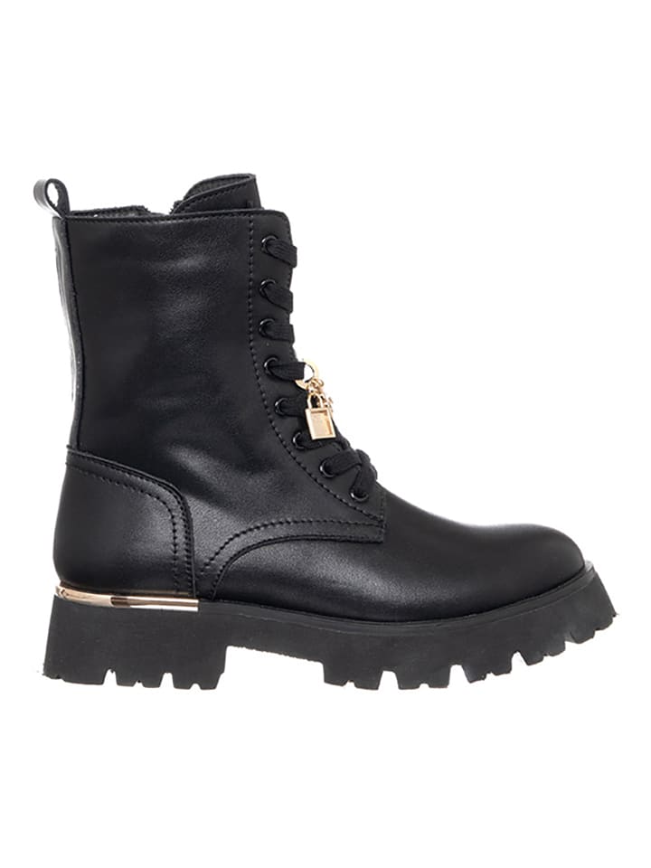 Leren boots zwart