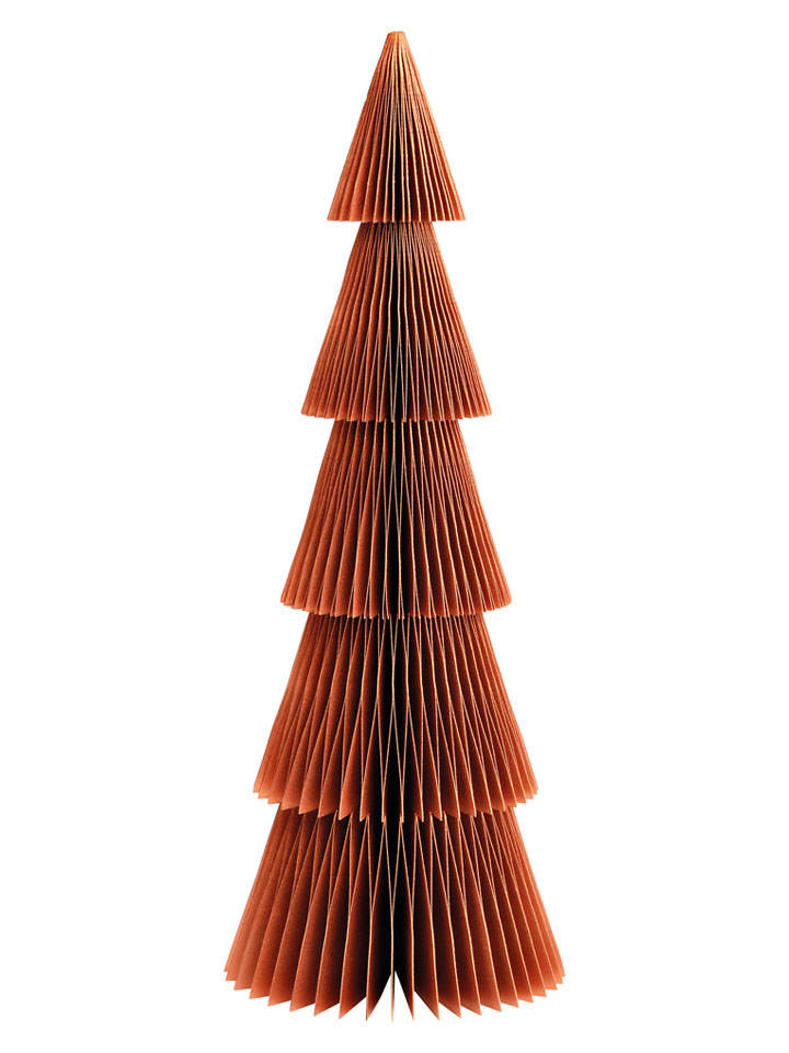 Decoratief object "Tannenbaum" bruin - (H)40 x Ø 14 cm