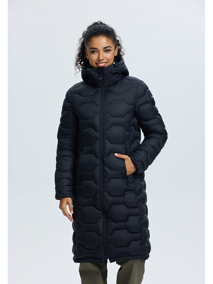 Wintermantel "Bandis" in Schwarz
