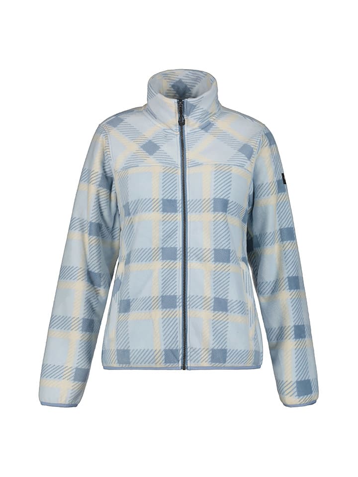 Fleecejacke "Moulins" in Beige/ Hellblau