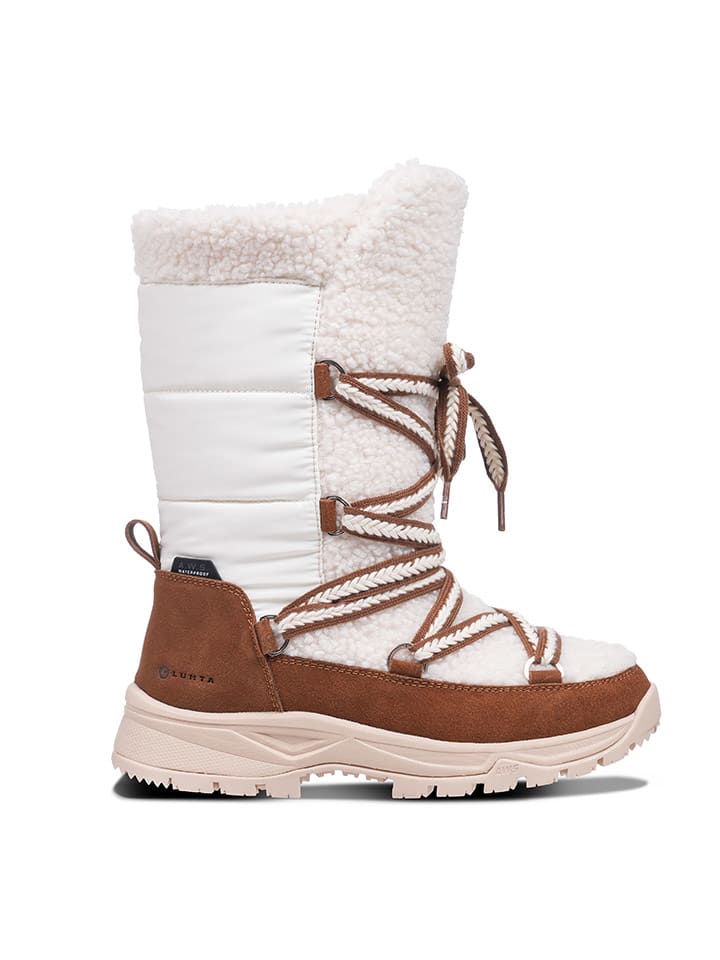 Winterstiefel "Upea" in Weiß/ Braun