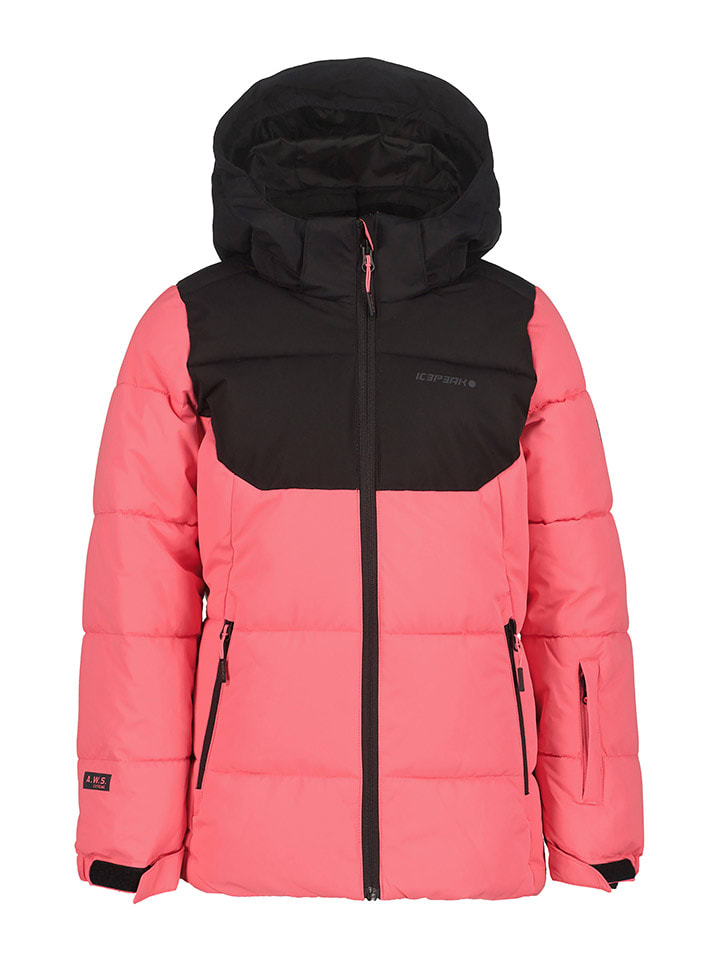 Ski-/ Snowboardjacke "Loris" in Pink/ Schwarz