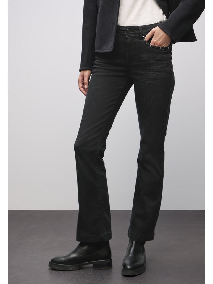 Jeans - Bootcut fit - in Schwarz