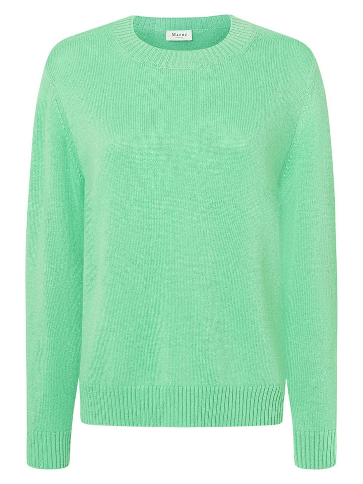 Wollpullover in Grün