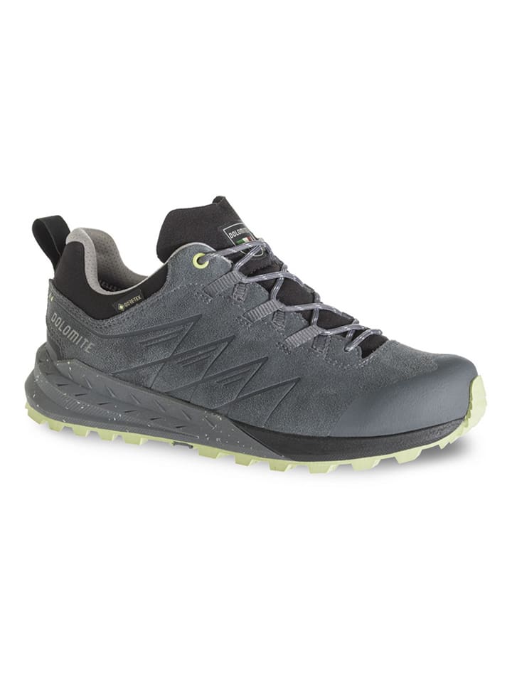 Skórzane buty trekkingowe "Croda Nera GTX" w kolorze szarym