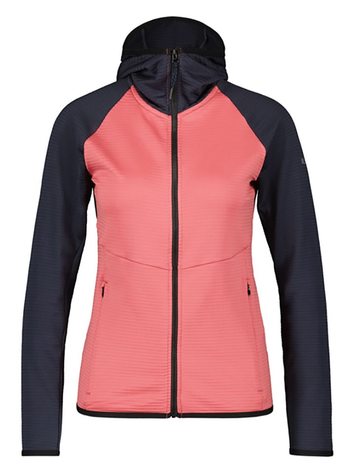 Fleecejacke in Dunkelblau/ Pink