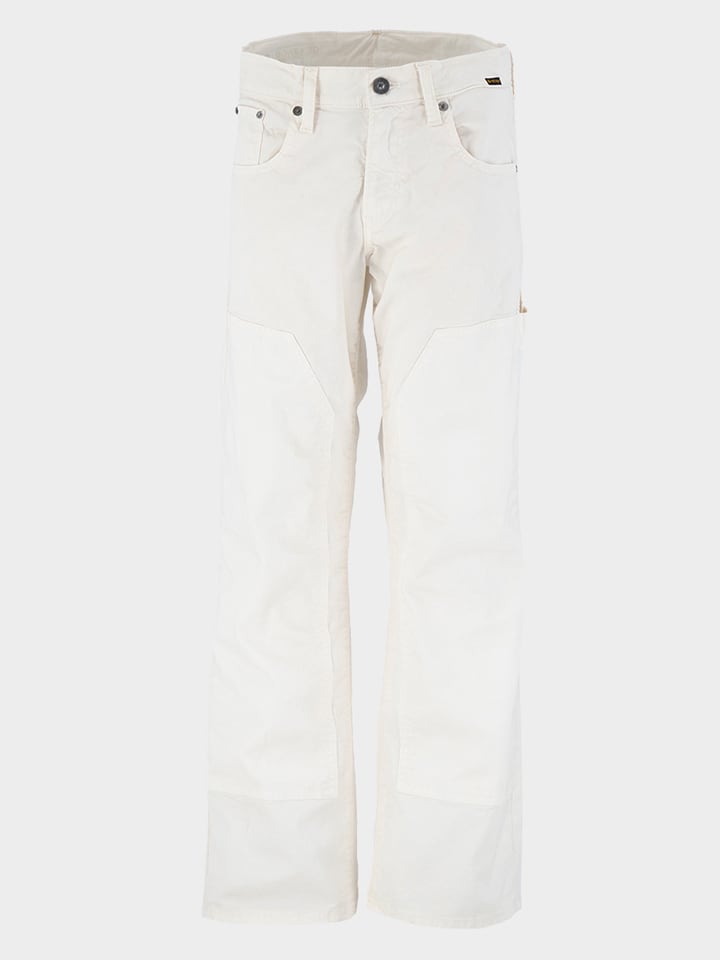 Spijkerbroek - comfort fit - wit