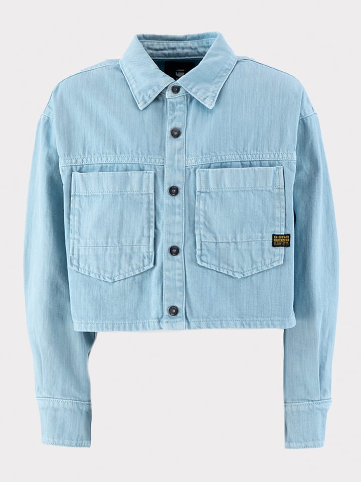 Jeansjacke in Hellblau