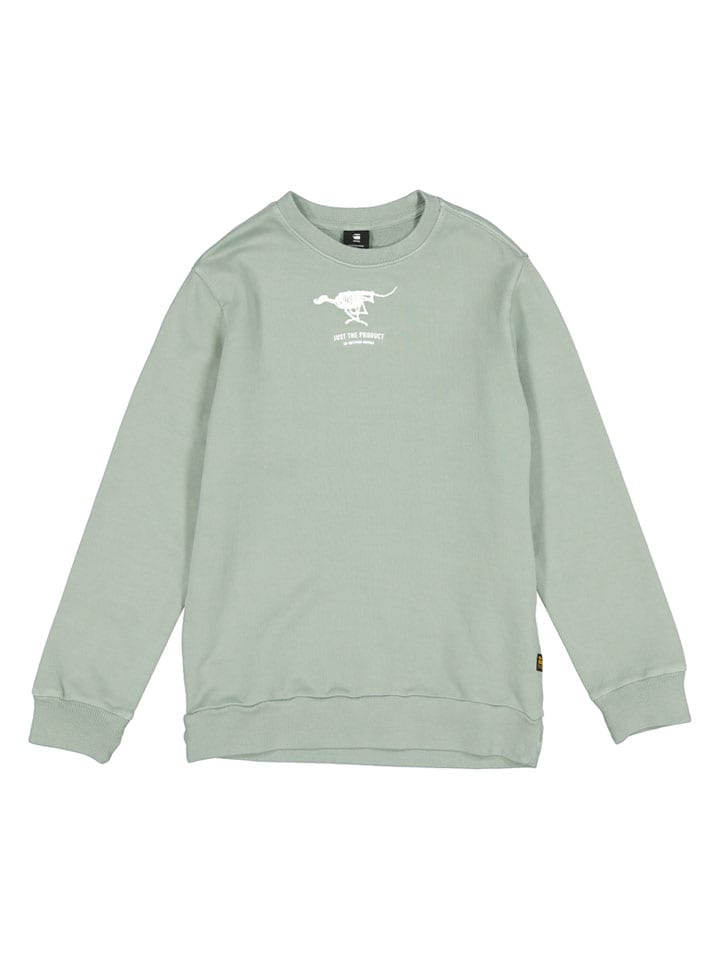 Sweatshirt in Hellgrün