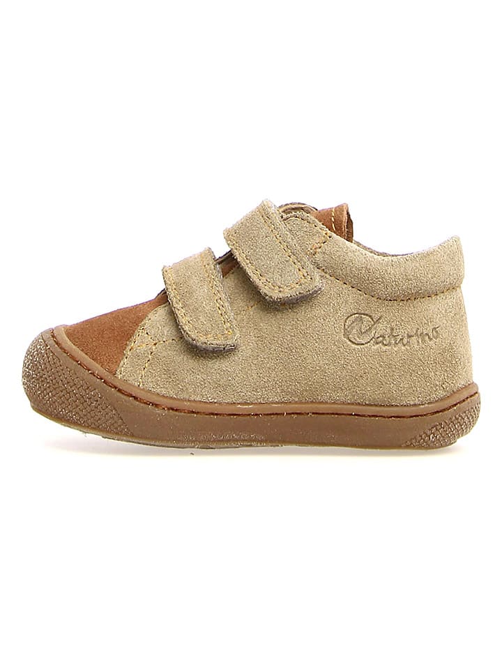Leder-Lauflernschuhe "Cocoon" in Beige