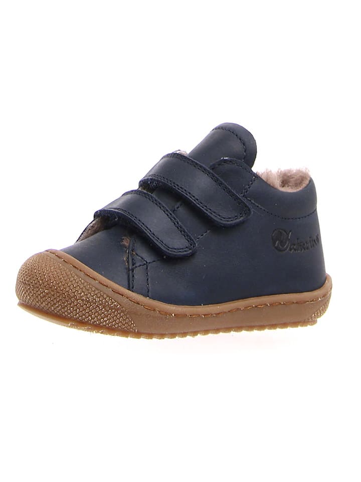 Leder-Lauflernschuhe "Racoon" in Dunkelblau