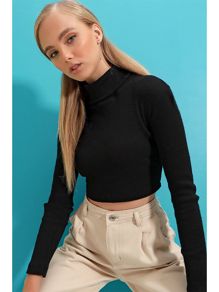 Pullover in Schwarz