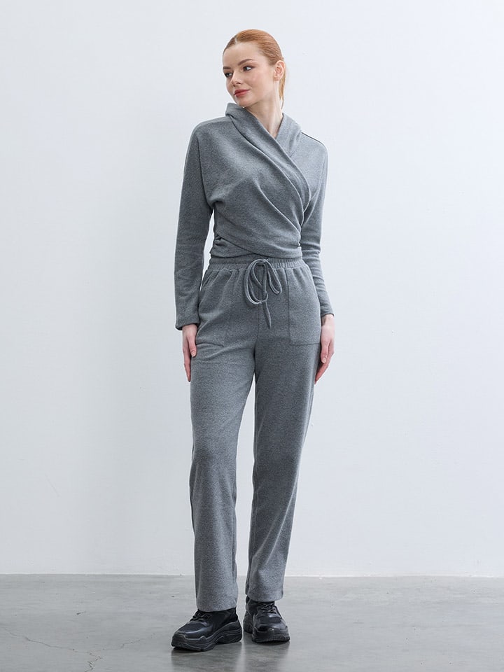 Hoodie in Grau