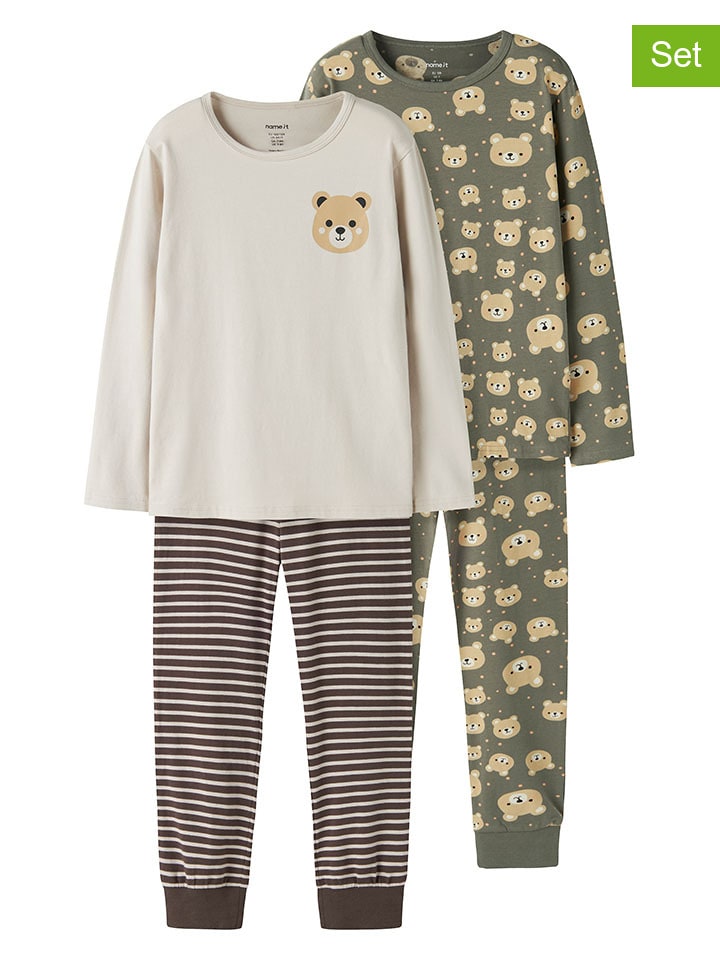 2er-Set: Pyjamas in Bunt