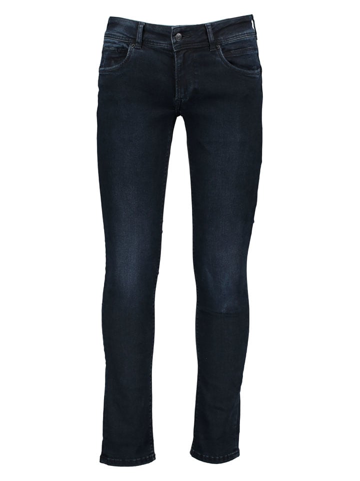 Dżinsy - Slim fit - w kolorze granatowym