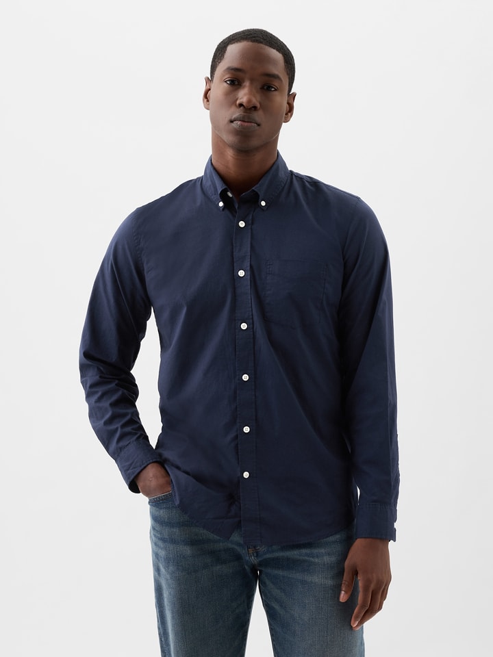Hemd - Regular fit - in Dunkelblau
