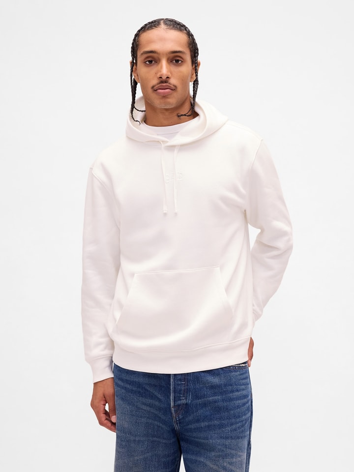 Hoodie in Creme