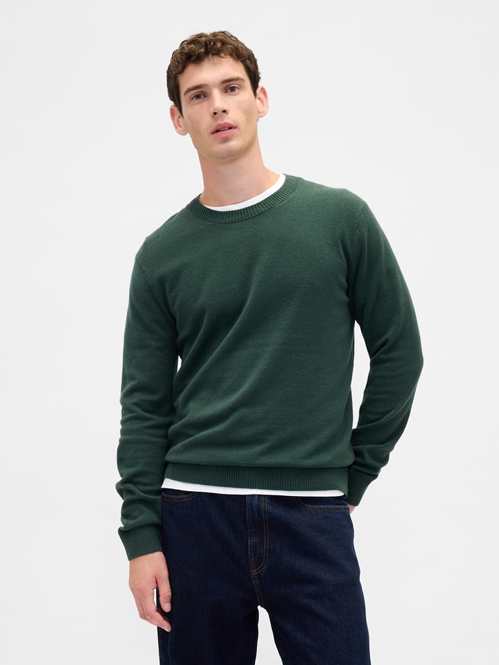 Sweter w kolorze ciemnozielonym