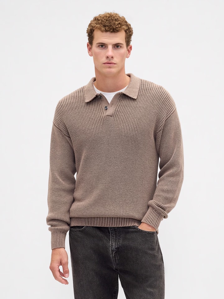 Pullover in Taupe