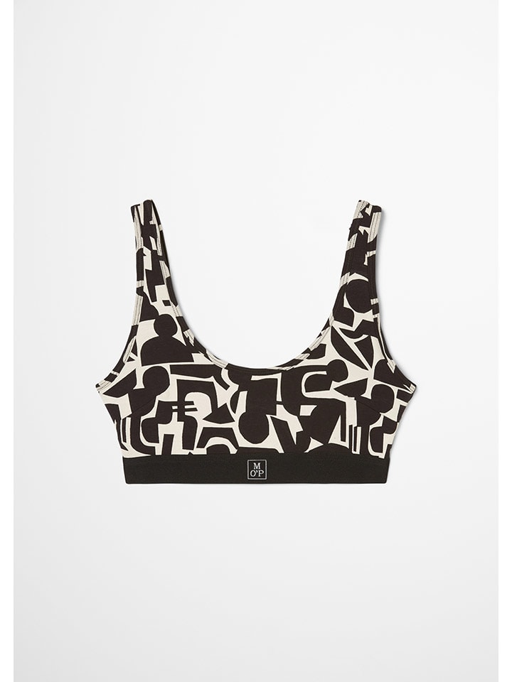 Bustier in Schwarz/ Creme