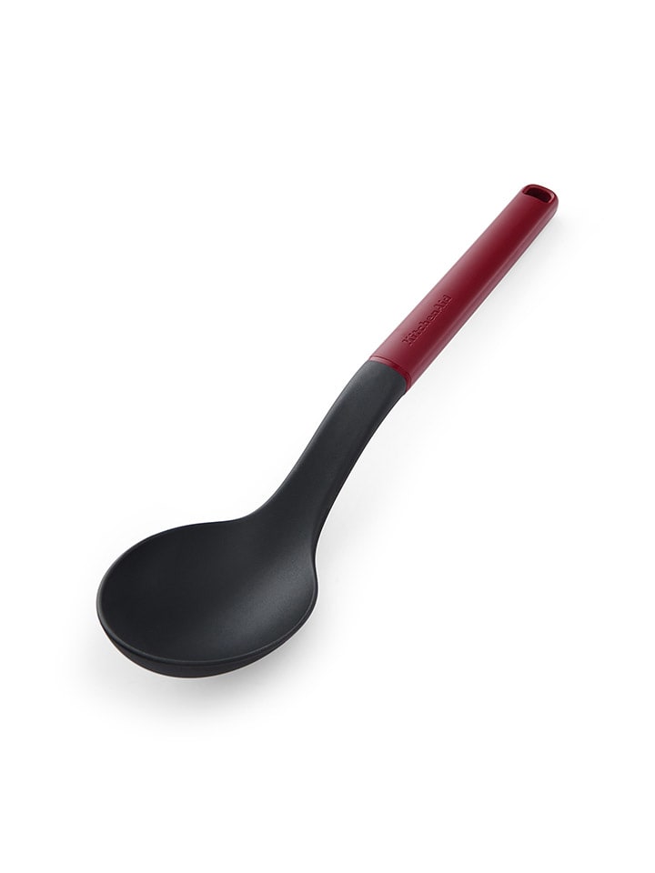 Kochlöffel "Classic" in Schwarz/ Rot - (L)34 cm