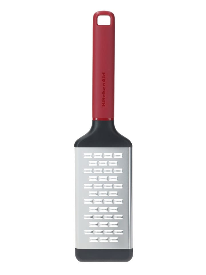 Küchenreibe in Silber/ Rot - (L)30,5 cm