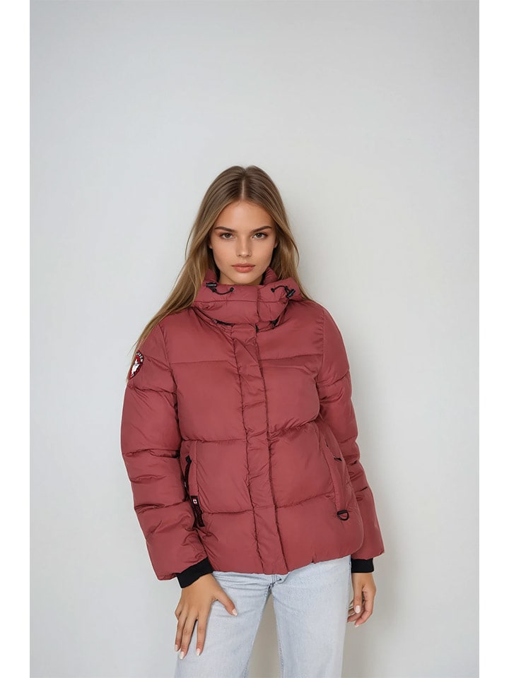 Winterjacke in Rot